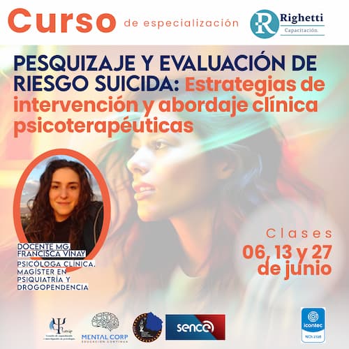 PESQUIZAJE Y EVALUACIÓN DE RIESGO SUICIDA Y ESTRATEGIAS DE INTERVENCIÓN Y ABORDAJE CLÍNICAS PSICOTERAPÉUTICAS.
