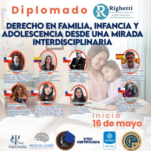 Diplomado en Derecho de Familia, Infancia y Adolescencia desde una mirada interdisciplinaria